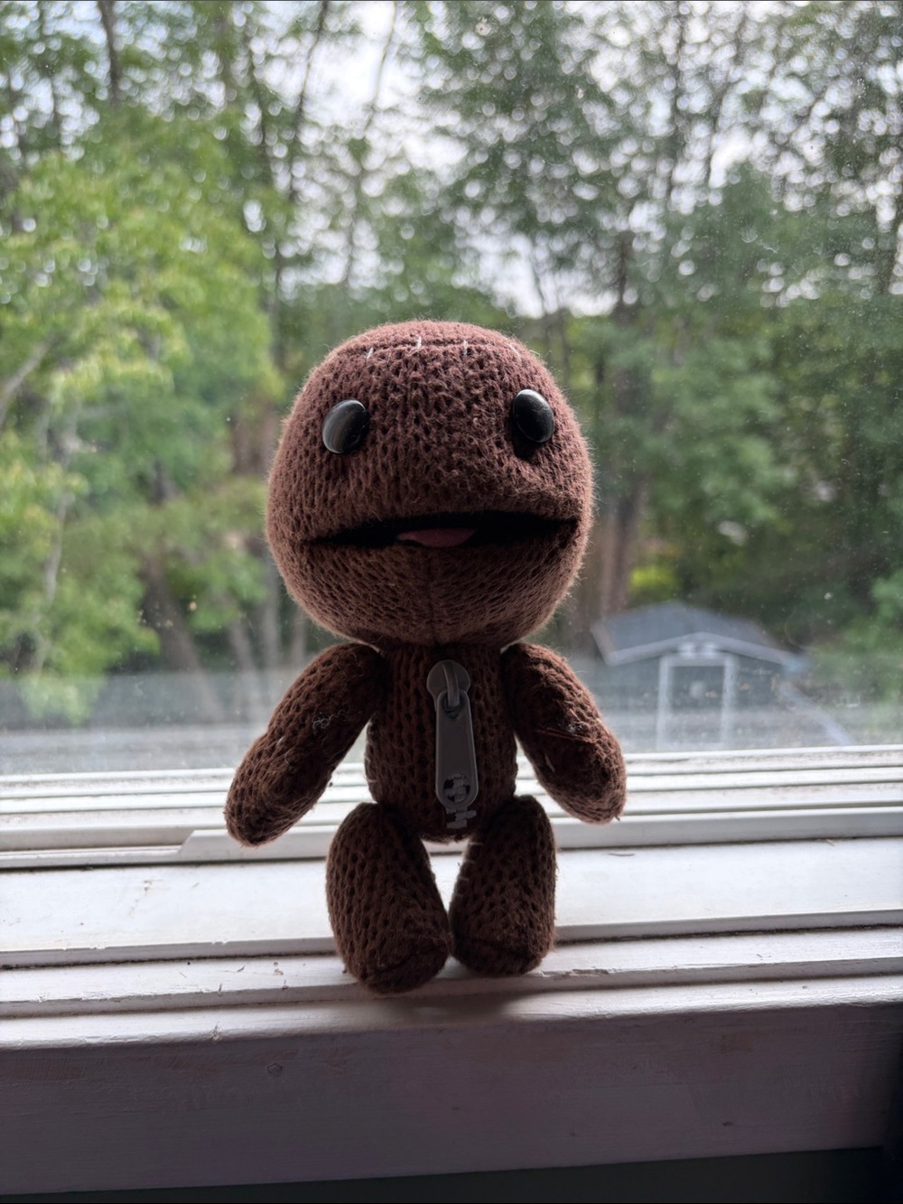 Sackboy-Inspired Brown Plush Figure (Missing tag)